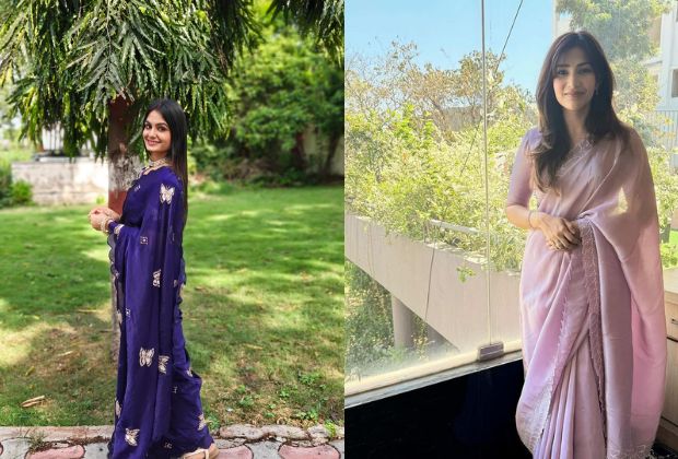 silk half saree blouse design