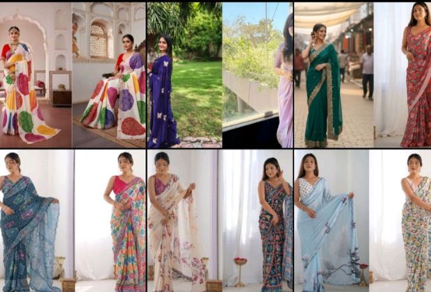 6+ Handcrafted Net Saree Blouse Designs for a Glamorous Look