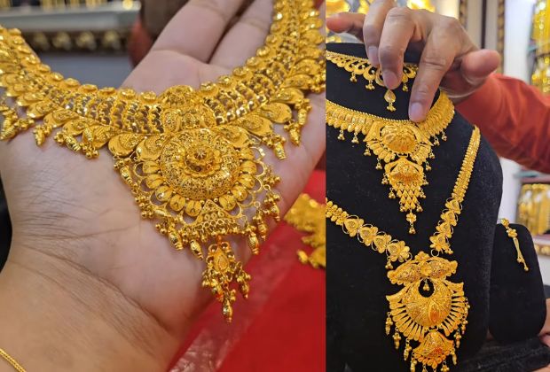 Simple artificial necklace design