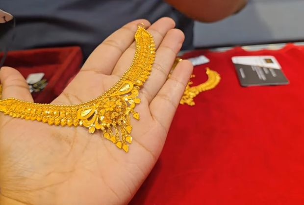 gold necklace design