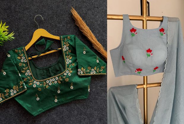 bridal maggam work blouse designs