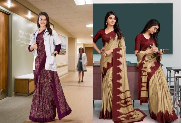 set saree blouse designs