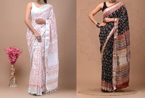 cotton saree blouse designs