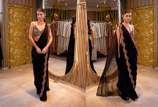 back neck silk saree blouse designs
