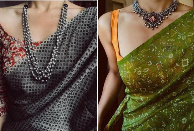 silk saree blouse designs