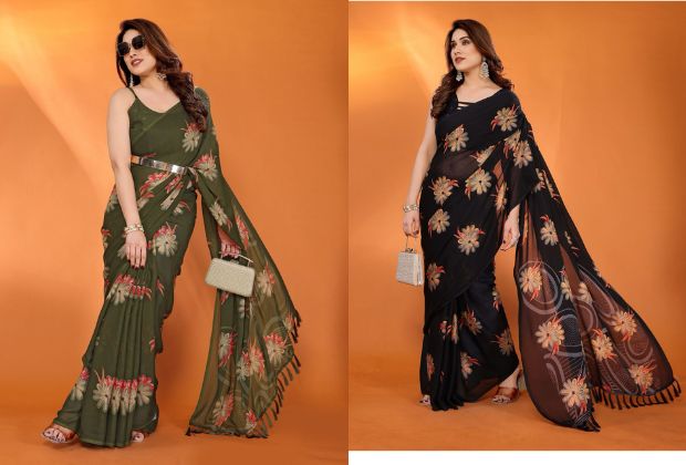 latest saree designs traditional