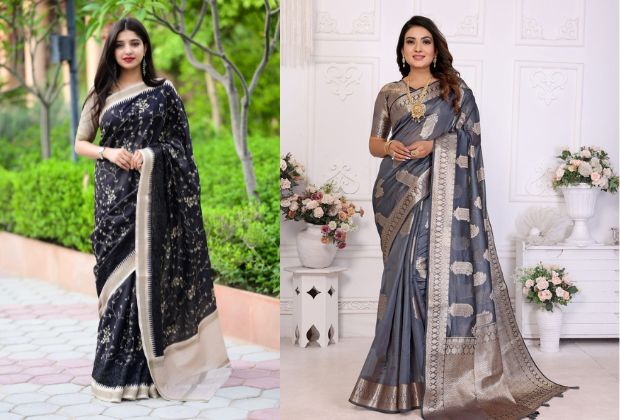 party wear saree for unmarried girl