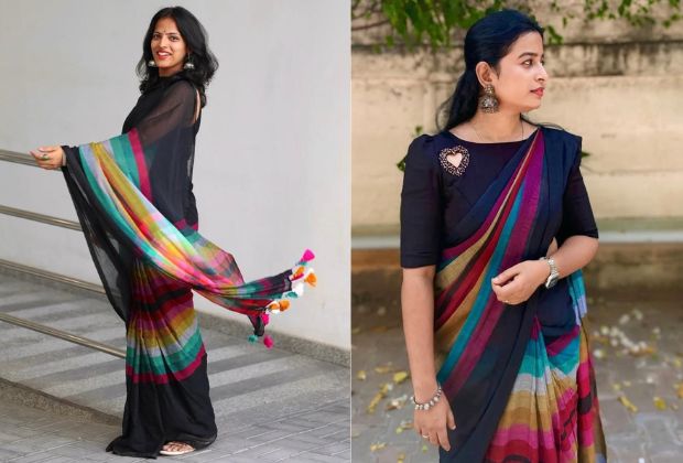 half saree blouse designs