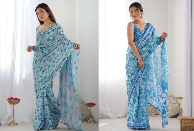 Simple saree blouse designs front and back wedding