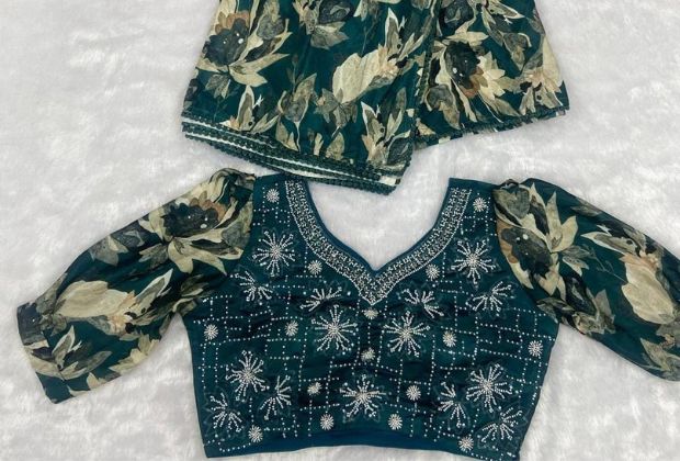 latest saree design party wear