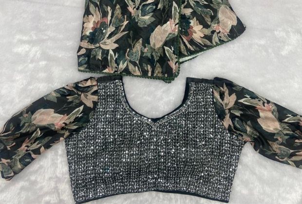 latest saree design for wedding