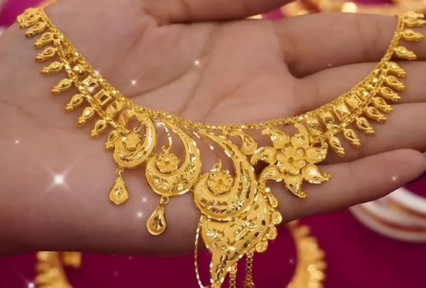 14 gram gold necklace designs with price