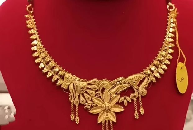 dubai gold necklace designs with price