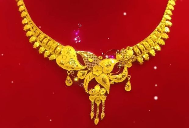 modern gold necklace designs
