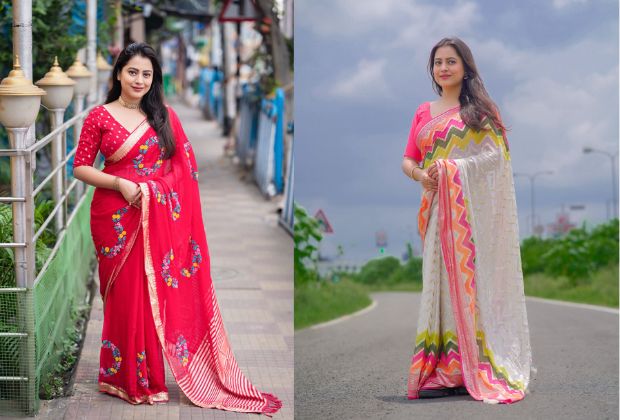 trendy kerala saree blouse neck designs