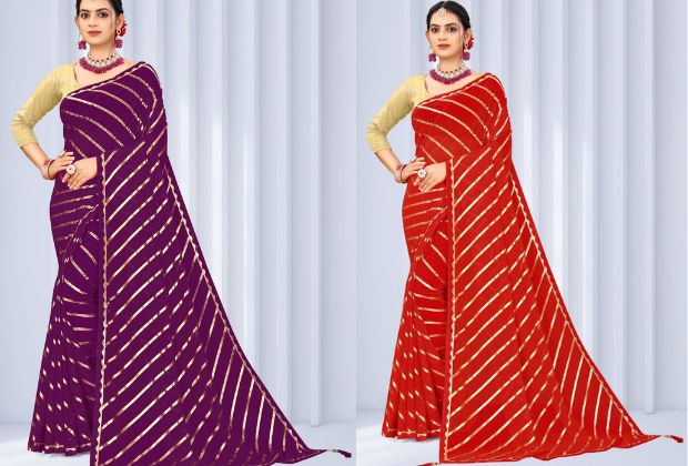 Simple saree design with Price