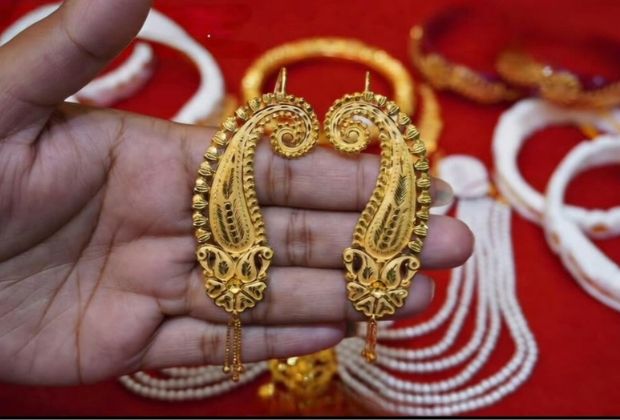 new jhumka design gold