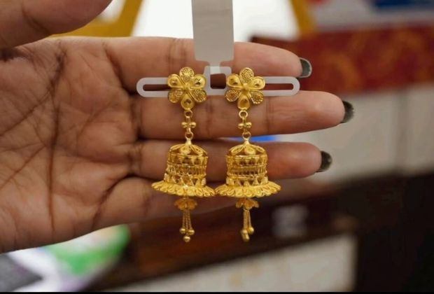 New jhumka design gold