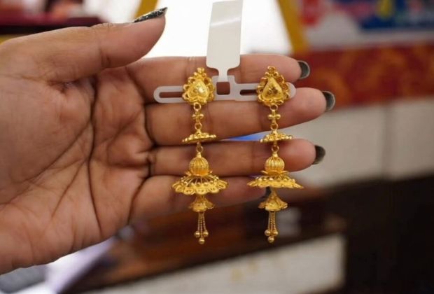 8 gram gold jhumka designs with price