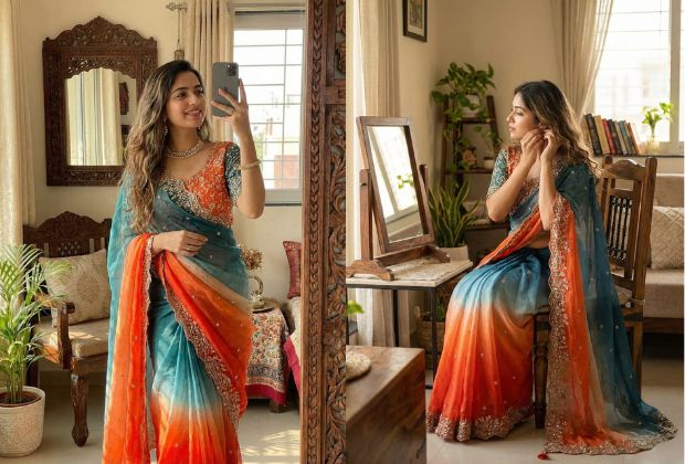trendy soft silk saree blouse designs