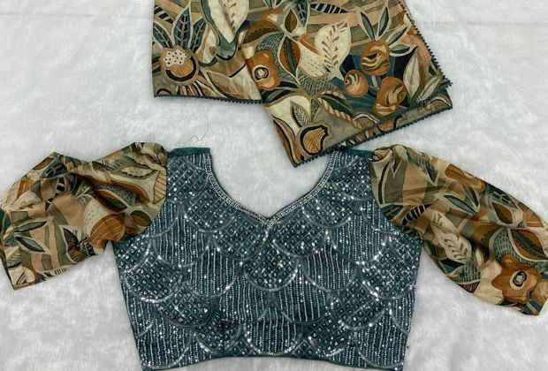 blouse hand design