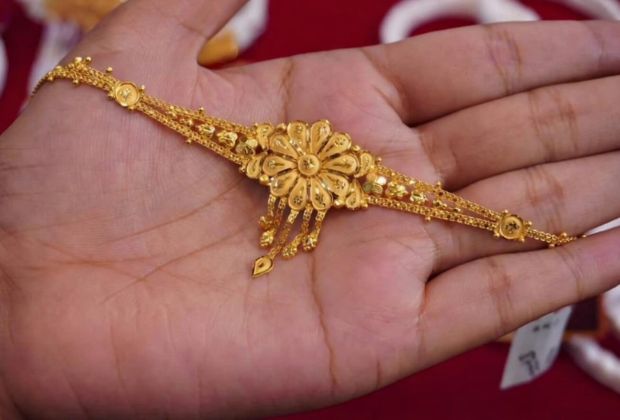 kerala design gold necklace