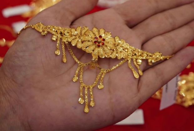wedding gold necklace design