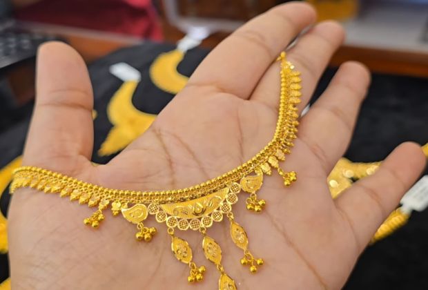 necklace designs gold new model