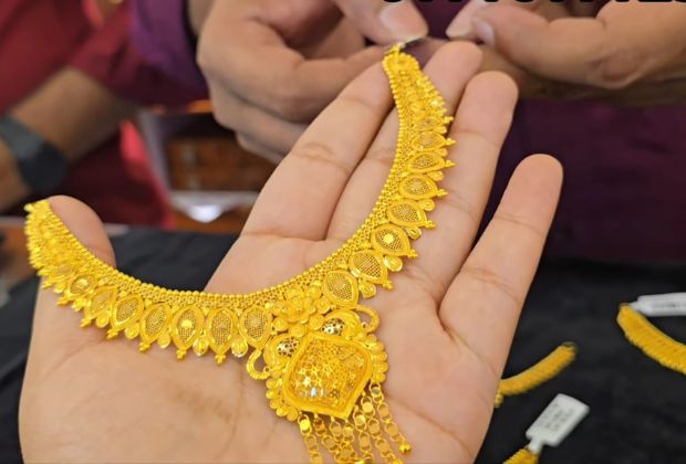 wedding gold necklace design