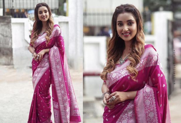 back neck silk saree blouse designs