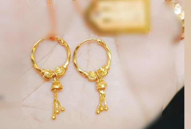 south indian gold earrings design