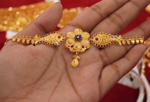 temple design necklace