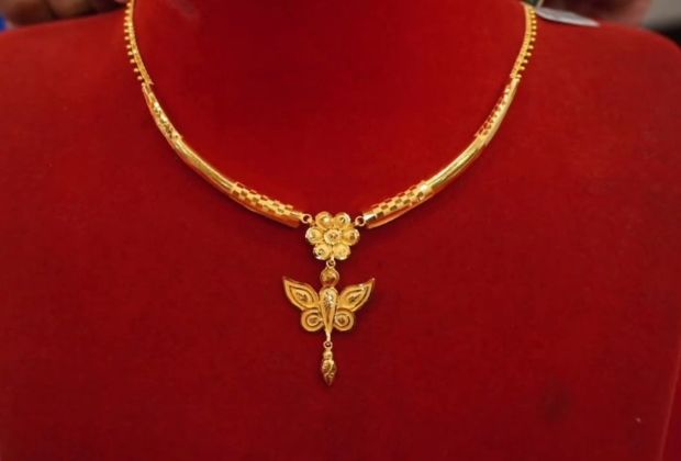 ruby necklace set designs