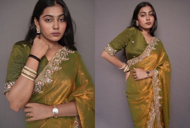 party wear saree blouse design