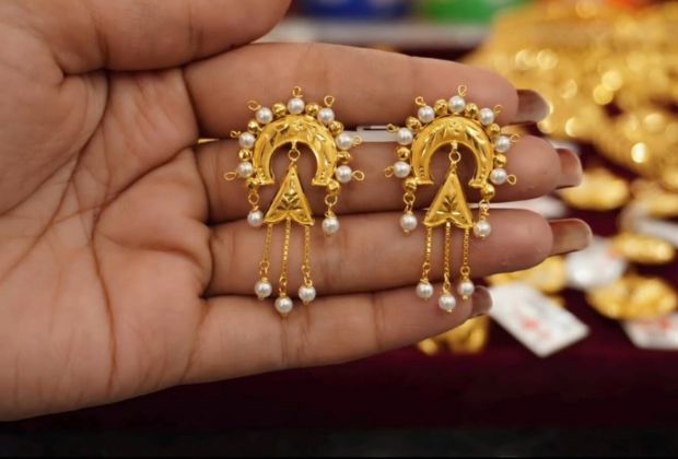 bridal gold earrings designs