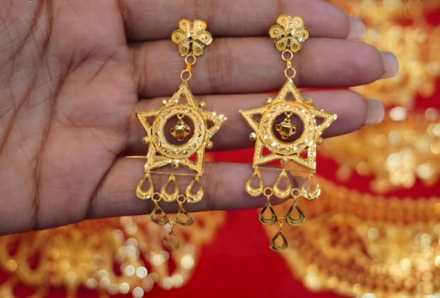 This earring design looks like a star