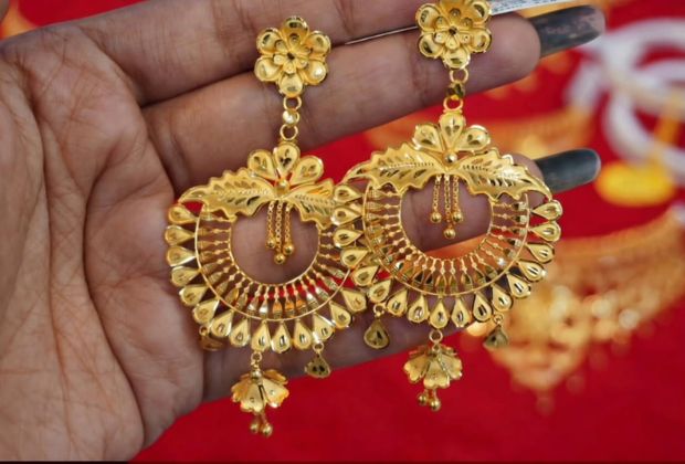 bridal gold earrings designs