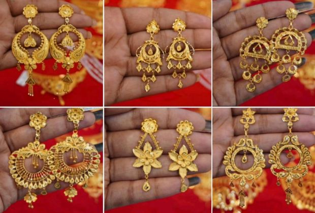 chand bali gold earrings designs