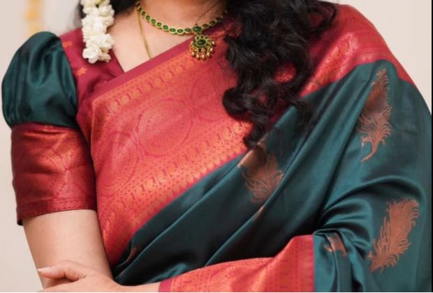 cotton saree blouse designs