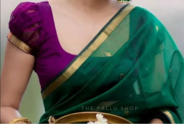 silk saree blouse designs