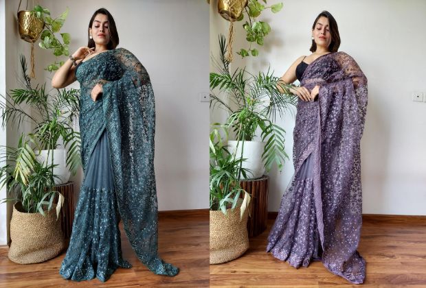 patch work silk saree blouse designs back neck