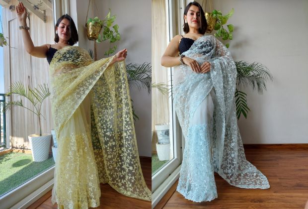 silk saree simple aari work blouse designs