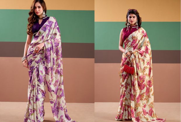 trendy soft silk saree blouse designs