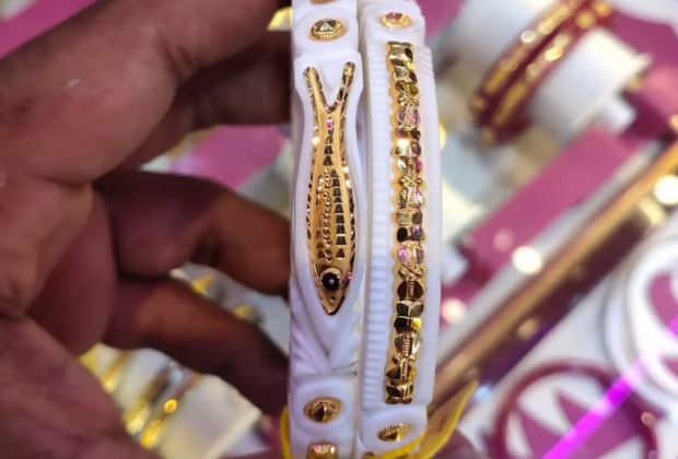 22k gold sakha pola design