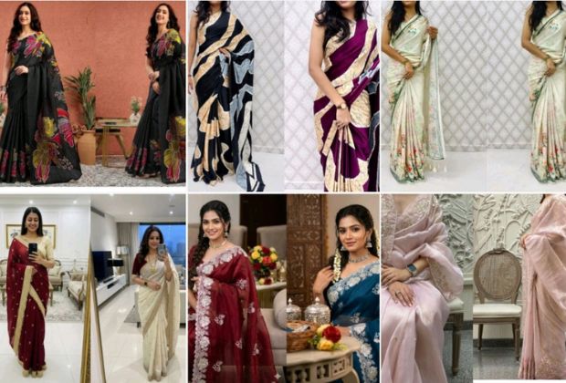 simple saree blouse designs