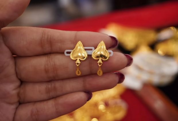 gold earring design for female