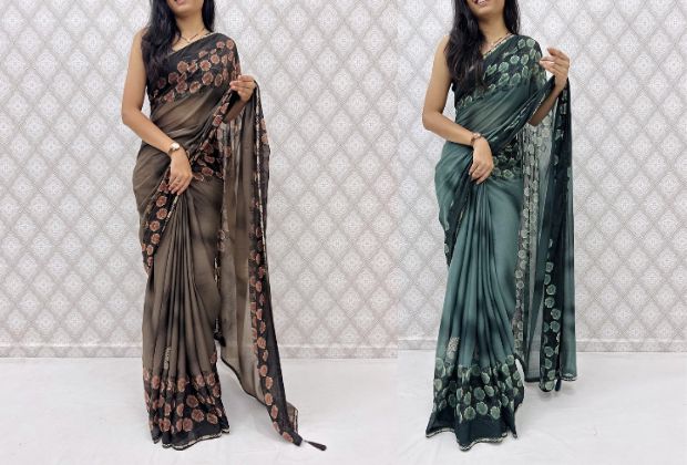 trendy cotton saree blouse design