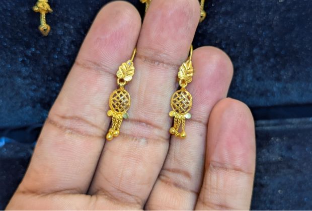 Gold jhumka design new model