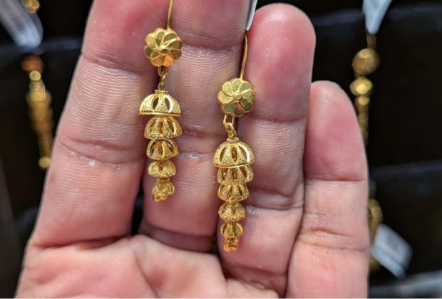 22k gold earrings designs for daily Use