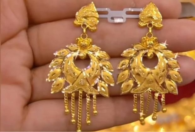 new model earrings designs in gold